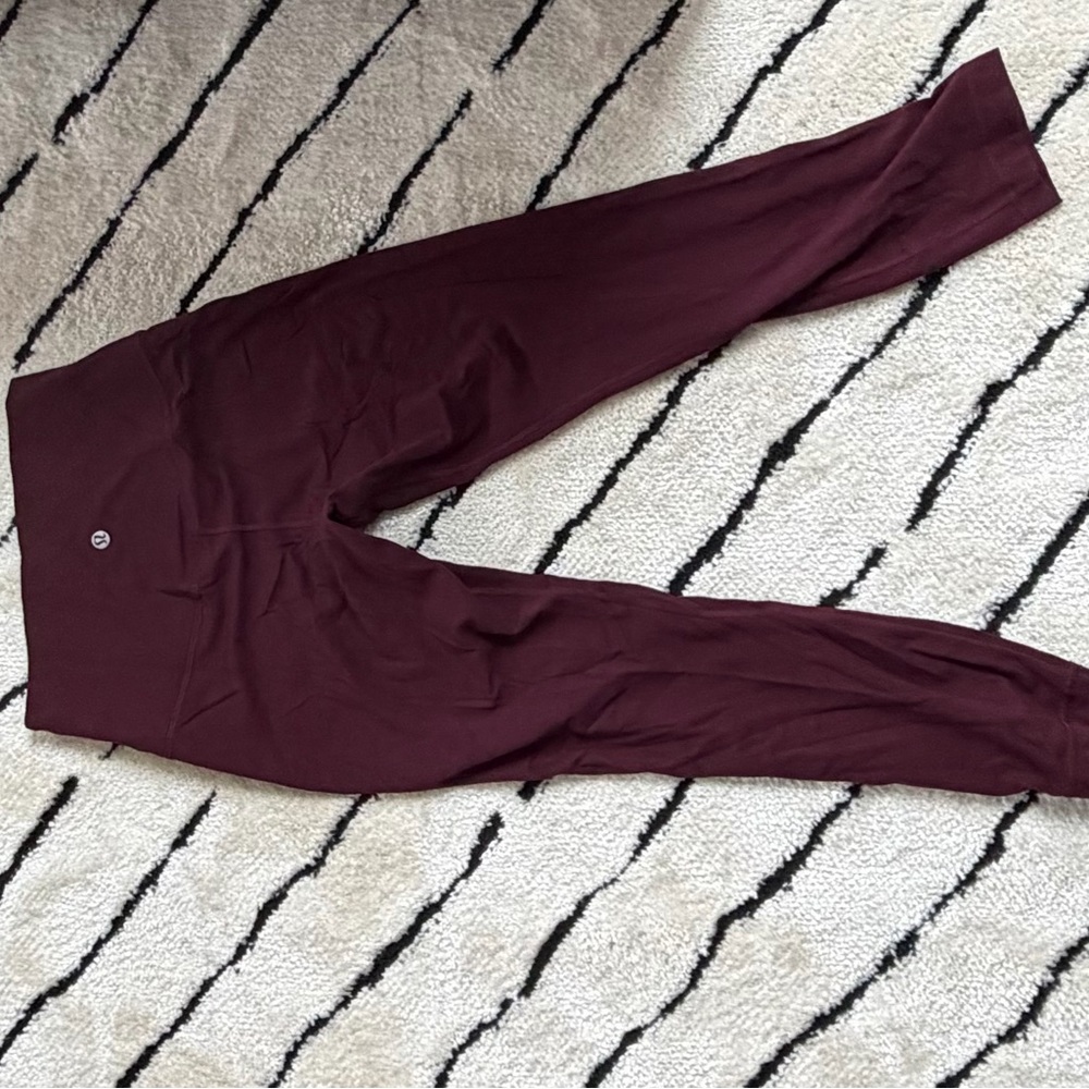 lululemon athletica Burgundy Leggings